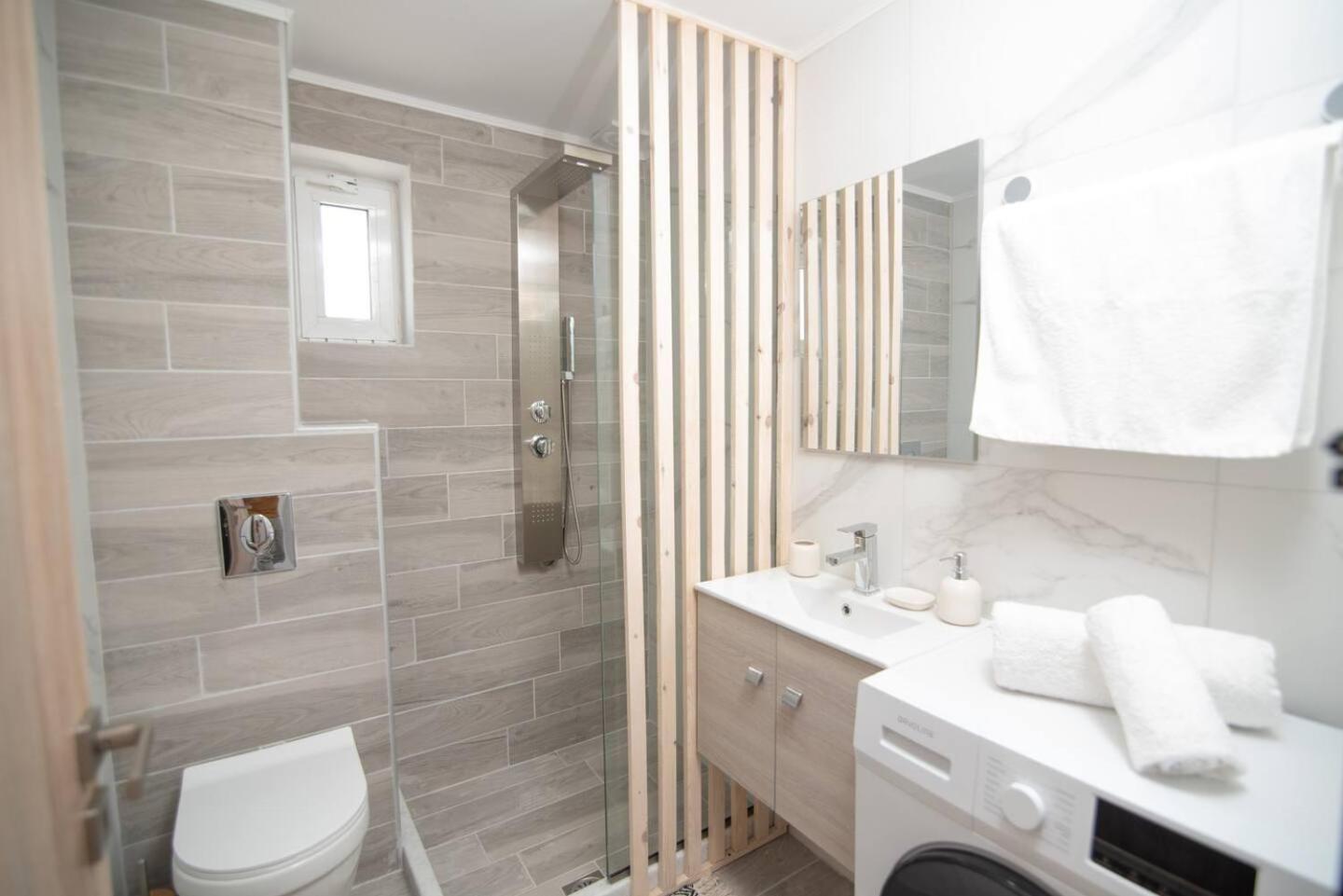 Stella & Eleni Suite With Shared Pool & Open View Kalamaki  Exterior photo