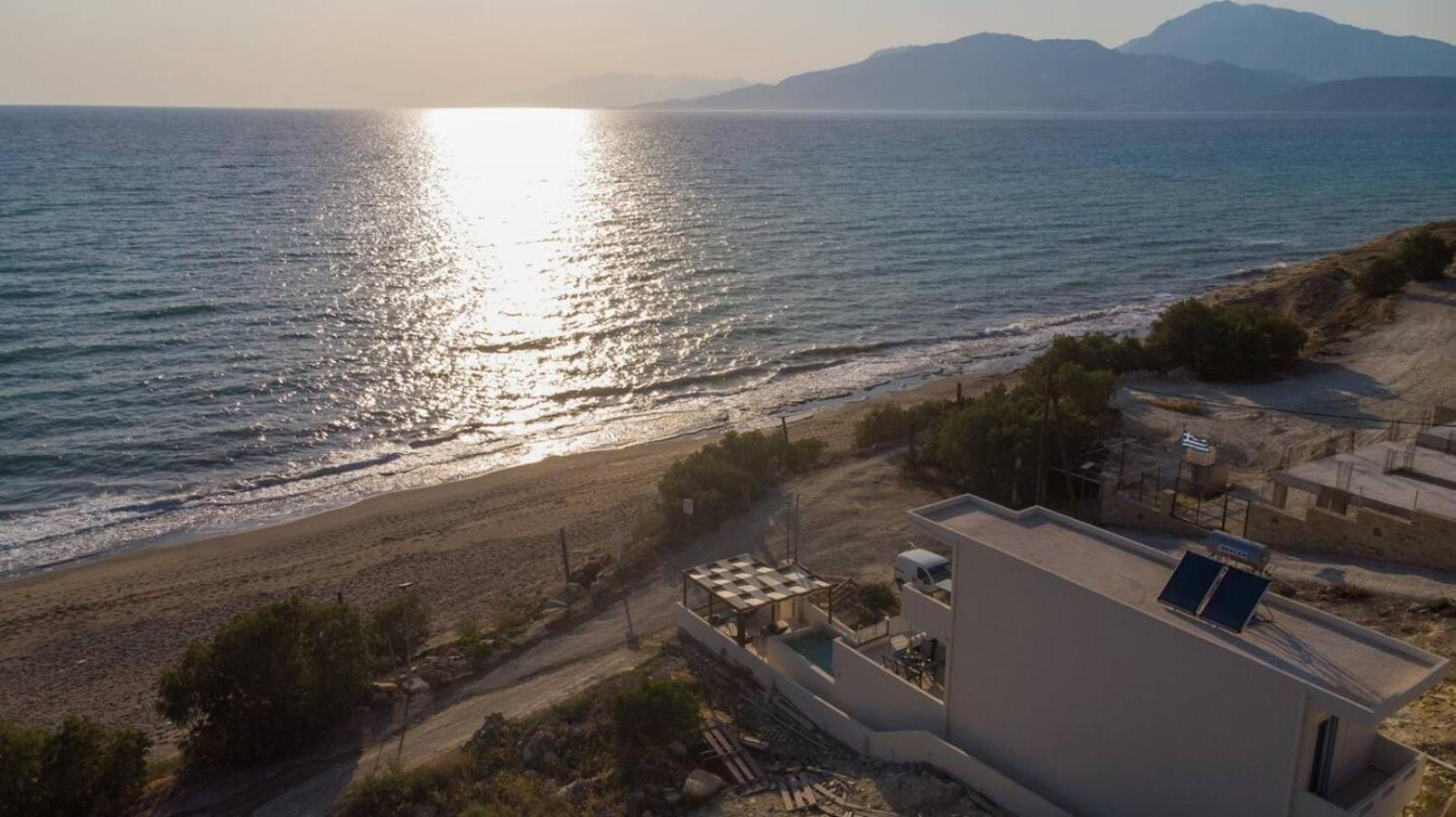 Stella & Eleni Suite With Shared Pool & Open View Kalamaki  Exterior photo