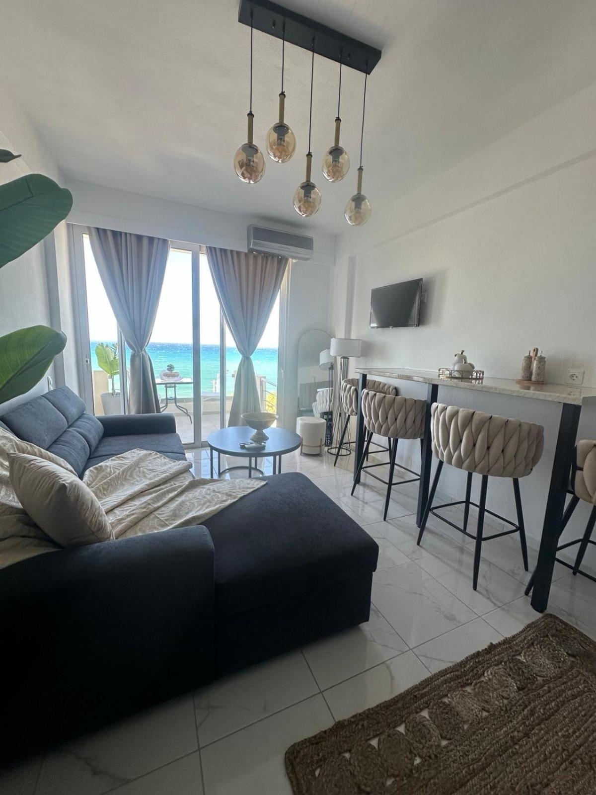 Stella & Eleni Suite With Shared Pool & Open View Kalamaki  Exterior photo