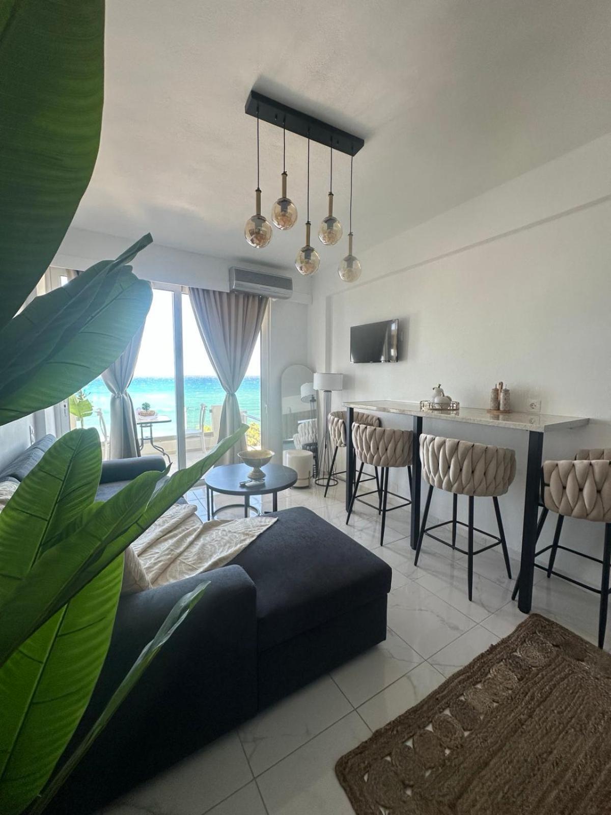 Stella & Eleni Suite With Shared Pool & Open View Kalamaki  Exterior photo
