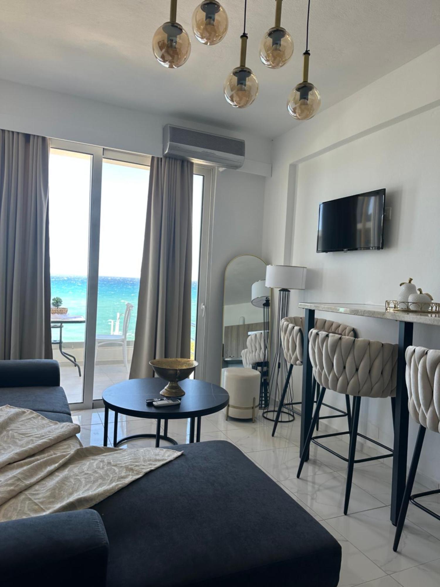 Stella & Eleni Suite With Shared Pool & Open View Kalamaki  Exterior photo
