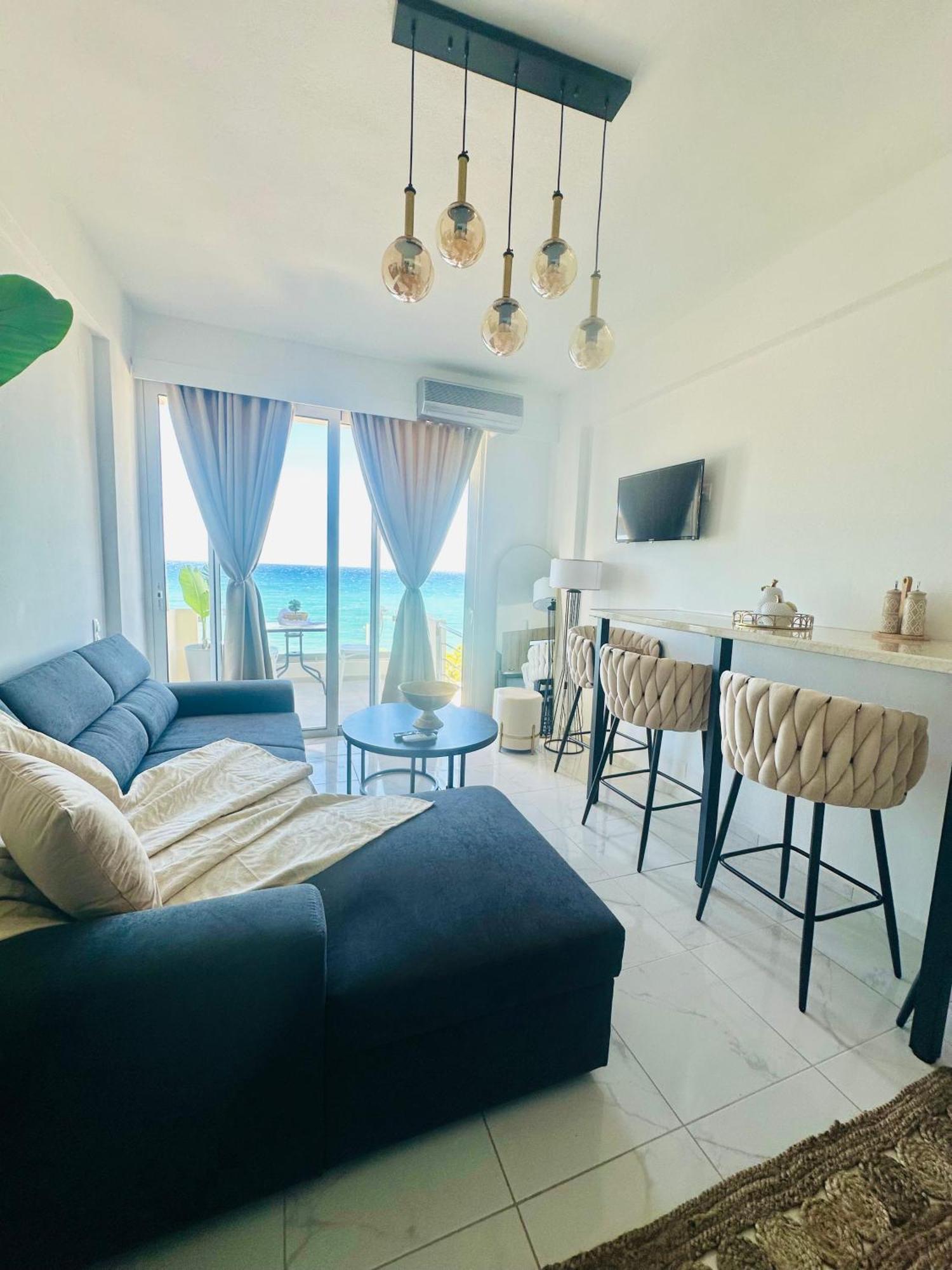 Stella & Eleni Suite With Shared Pool & Open View Kalamaki  Exterior photo